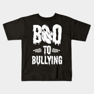 Be Kind And Boo To Bullying Halloween Kids T-Shirt